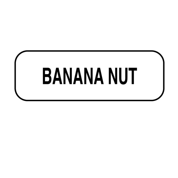 Nevs Banana Nut Label 1/2" x 1-1/2" DIET-200 - main